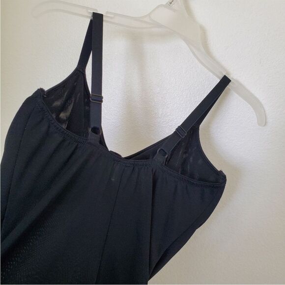 Nip Tuck & Boost Black Underwire Shapewear With Boy Shorts One Piece 36D - Picture 5 of 11